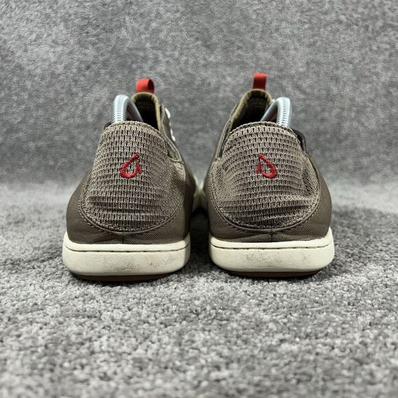 Olukai Nohea Moku 10283-RK13 Mens Size 11 Brown Slip On Casual Shoes Used - Picture 6 of 11